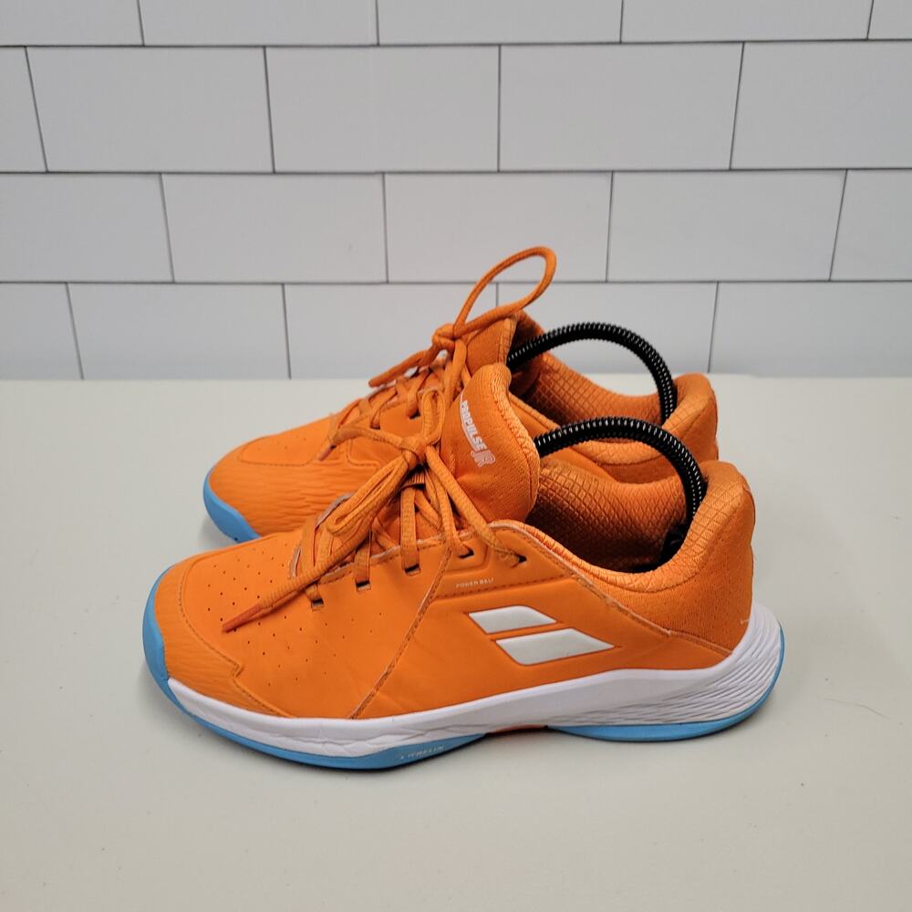 Babolat Propulse Junior 3 All Court Tennis Shoes Orange Blue Youth Size 6.5